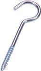 Productafbeelding OBO Bettermann 915 3,9x100 G Plafondhaak met houtschroefdraad 3,9x100mm 345010 (100 Schroeven per stuk)