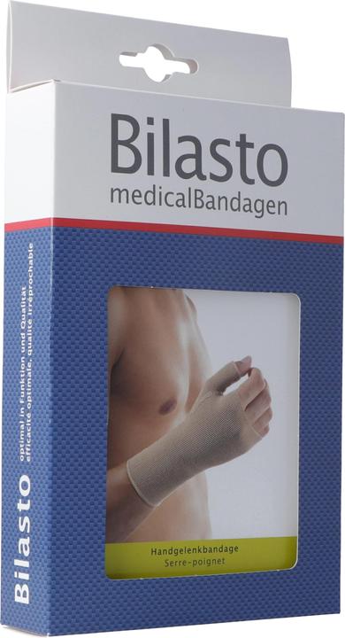 Produktbild Bilasto Uno Handgelenkbandage L m Daumenansatz beige (L)