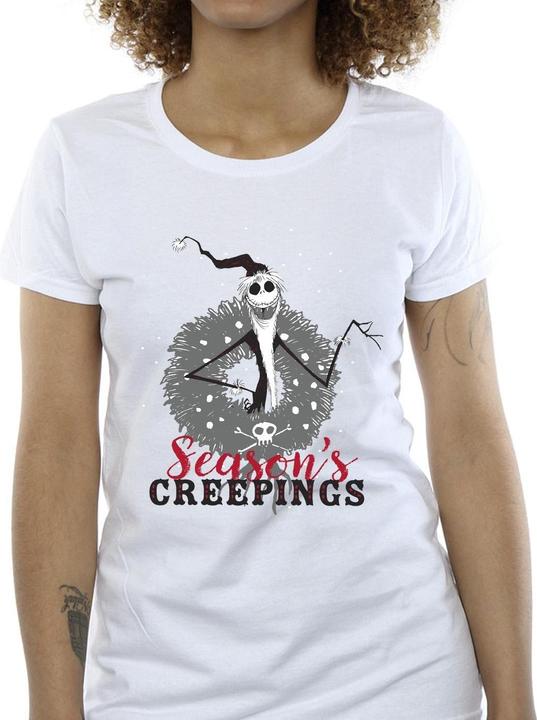 Image du produit Disney - T-shirt THE NIGHTMARE BEFORE CHRISTMAS SEASONS CREEPINGS WREATH - Femme (XXL)