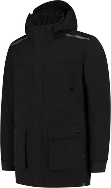 Actual product image Tricorp Winter Softshell Parka Rewear 402713 - Zwart - L (L)