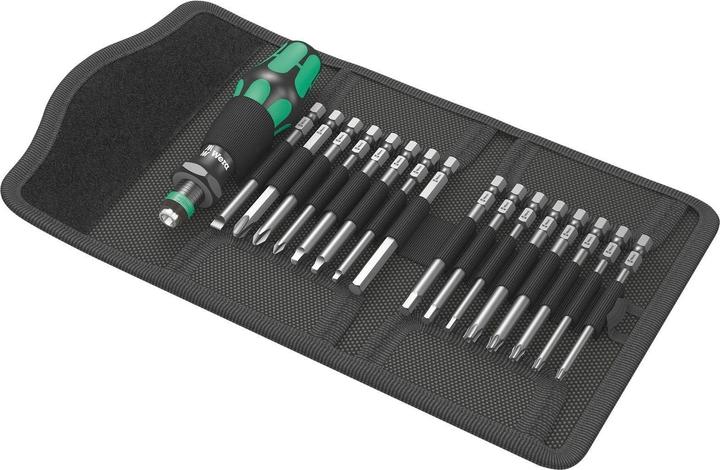 Productafbeelding Wera Bit gezet (F 6.3, PH1-3, T10H, T15H, T20H, T25H, T30H)