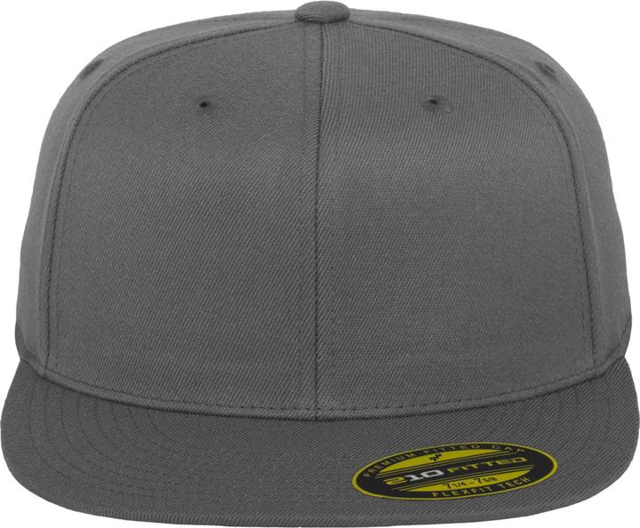 Actual product image Yupoong Flexfit Unisex Premium 210 Fitted Flat Peak Cap (L)