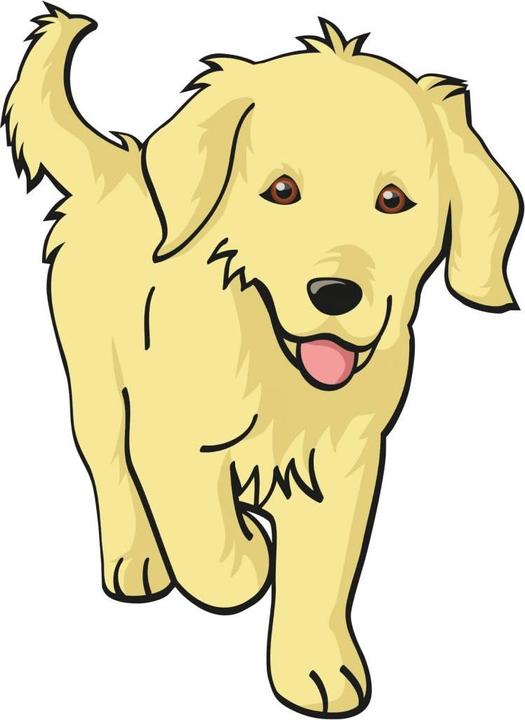 Produktbild Trenddeko Hund Golden Retriever (30 x 41 cm)