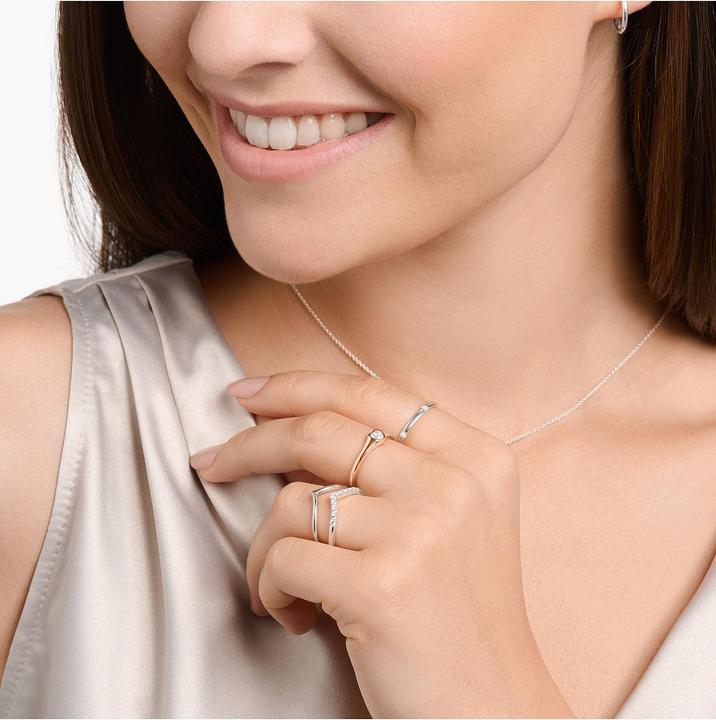 Produktbild Thomas Sabo Ring Herz Roségold (56, 925 Silber)