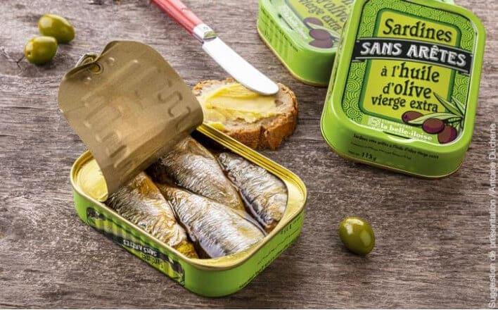 Actual product image la belle-iloise Sardines without bone in olive oil (115 g)