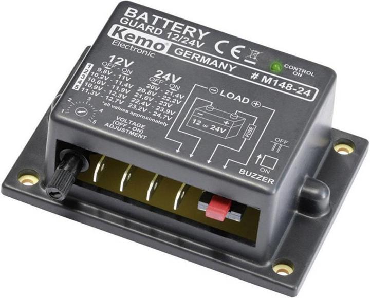 Actual product image Kemo battery monitor