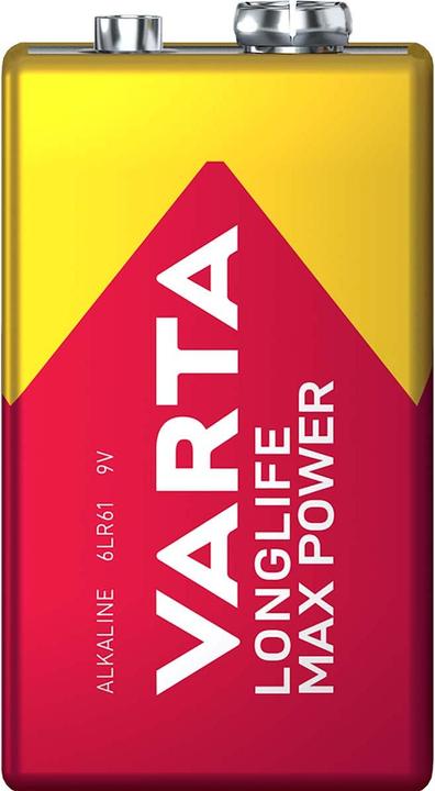 Immagine prodotto Varta Potenza massima di lunga durata (1 pz., 9V Block, 580 mAh)