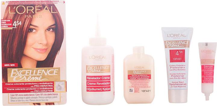Image du produit L'Oréal Paris EXCELLENCE Encre crème #4,54 castaño caoba cobrizo (#4,54 castaño caoba cobrizo)