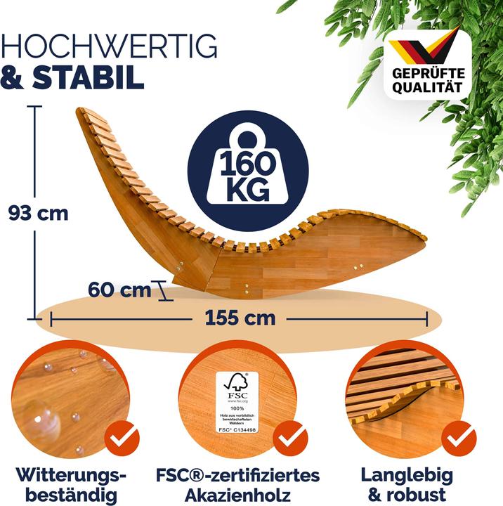 Produktbild Casaria Schwungliege (60 cm)