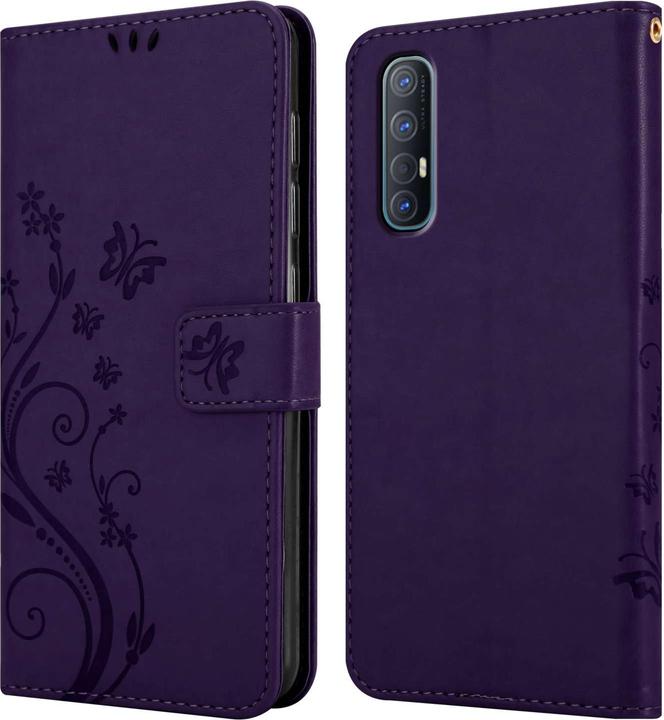 Actual product image Cadorabo Case for Oppo FIND X2 NEO Flower Book (Oppo Find X2 Neo)