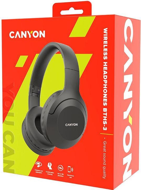 Image du produit Canyon BTHS-3 (pas de réduction du bruit, 15 h, Sans fil, Filaire)
