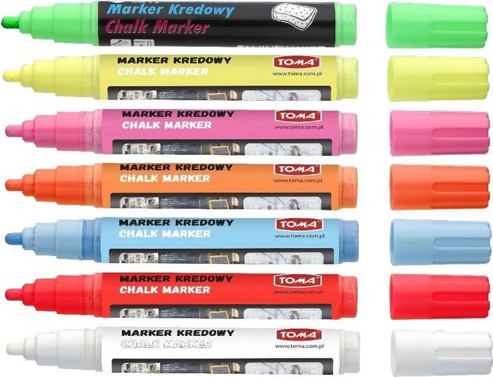 Actual product image TOM Chalk marker 4.45 mm 4 colours (TO-29204) (Multicoloured, 4.45 mm, 4 x)