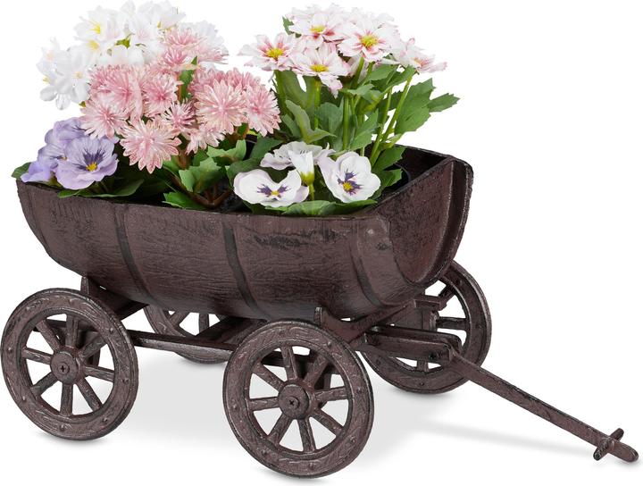 Actual product image Relaxdays Planter barrel (20 cm)