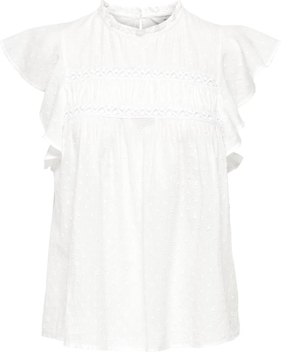 Only Onlkatti S/S Dobby Top Wvn Noos