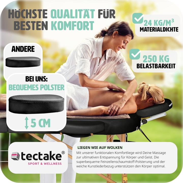 Produktbild tectake Massageliege oval
