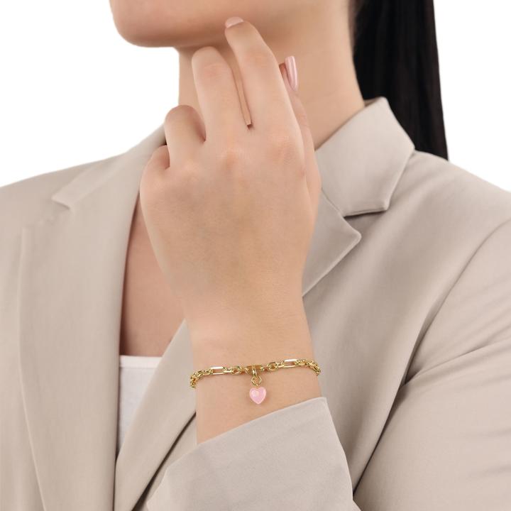 Produktbild Amor Charms für Damen, 925 Sterling Silber, Glas | Herz (Silber 925)