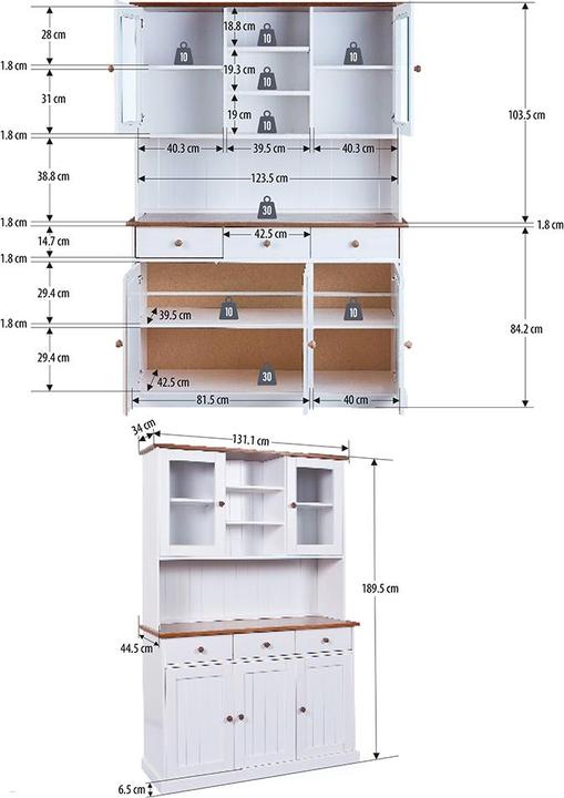 Actual product image Inter Link Westerland (131 x 45 x 191 cm)