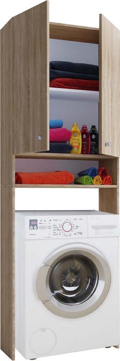 Actual product image VCM Wooden Washing Machine Cabinet Overmount Lona