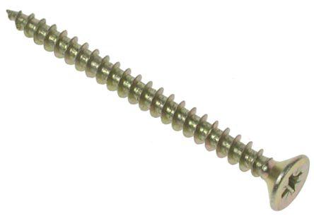 Image du produit Rs Pro 3.5X50 POZI CSK WOODSCREW ZINC & JAUNE
