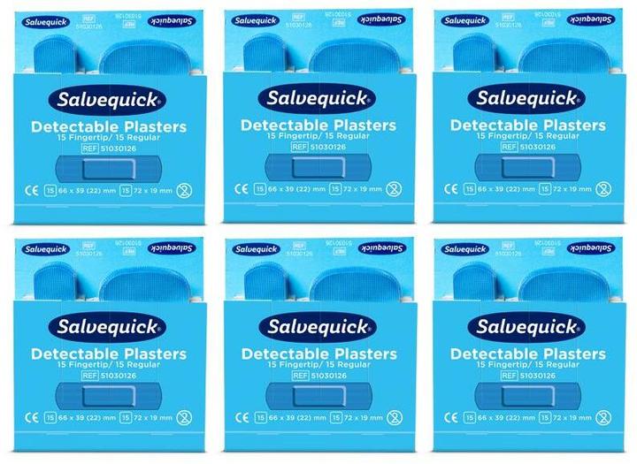 Produktbild Salvequick Refill Pflaster-Strips detectable (30 x)