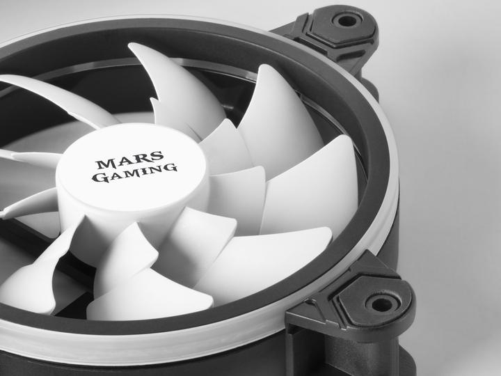 Actual product image Mars Gaming MFX ARGB 12cm Computer Cooler (120 mm, 1 x)