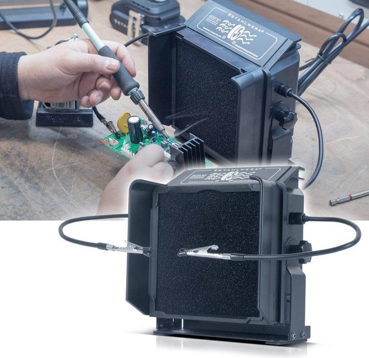Produktbild Stahlwerk Lötabsaugung FE-27 ST mit 2-fach-Filter Dunstabzug / Rauchabsaugung (Absaugarm)