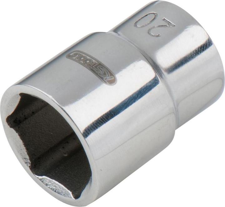 Actual product image KS Tools STAINLESS STEEL 1/2" socket (17 mm)