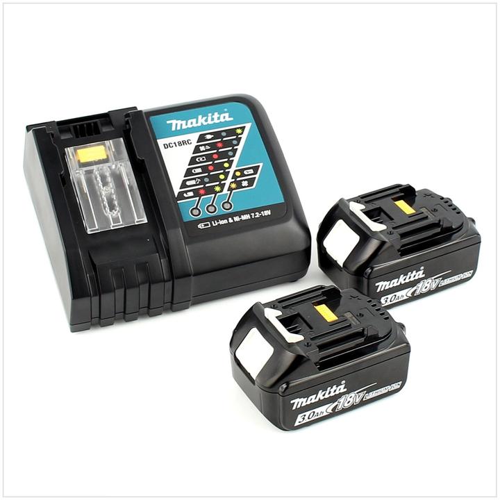 Actual product image Makita DTW 1002 RFJ 18 V Cordless Impact Wrench Brushless Li-Ion + Makpac Case + 2 x Batteries BL 18 (Rechargeable battery operated)