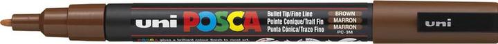 Actual product image Posca Marker PC-3M round tip (Brown, 0.90 mm, 1 x)