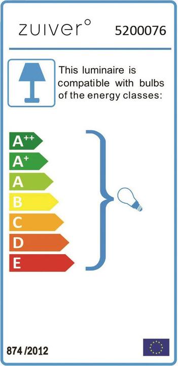 Label énergétique Zuiver lutin (E27)