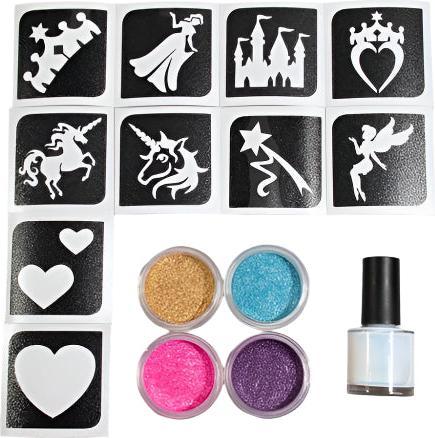 Produktbild Grimas Glitter-Tattoo Set Princess