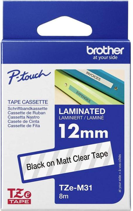 Produktbild Brother P-Touch (1.20 cm, Schwarz)