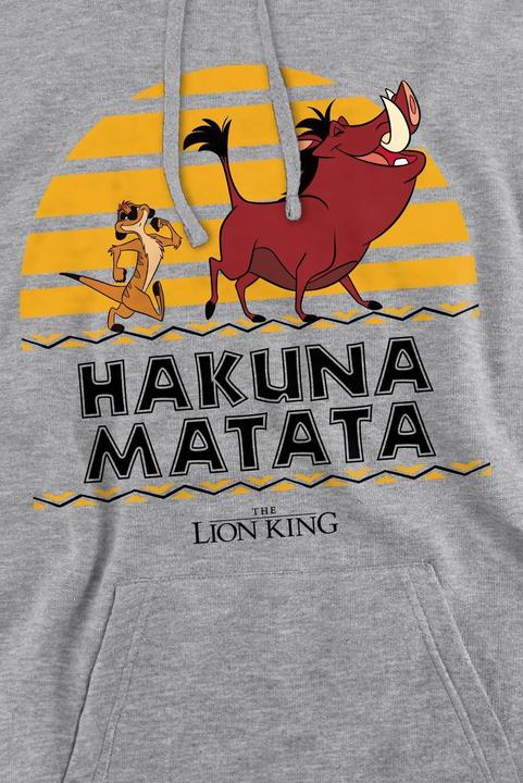Image du produit The Lion King - Sweat à capuche HAKUNA MATATA - Homme (L)