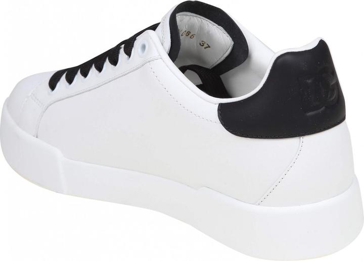 Immagine prodotto Dolce & Gabbana portofino light sneakers in black and white leather (43)