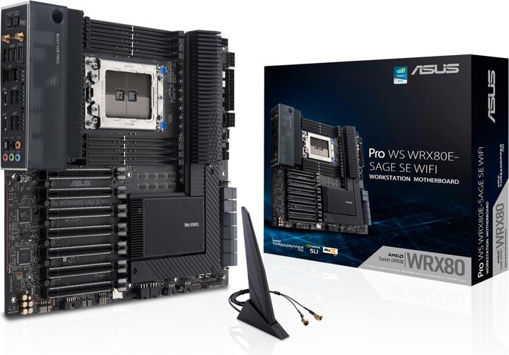ASUS Pro Ws Wrx80e-Sage Se Wifi Ii (sWRX8, AMD WRX80, E-ATX)