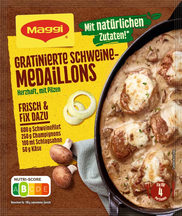 Immagine prodotto Maggi FIX Medaglioni di maiale gratinati (42 g)