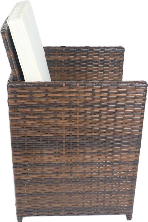 Actual product image VCM 7-tlg Sitzgruppe Gartenmöbel Set Rattan (170 cm)