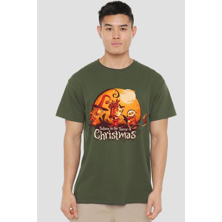 Actual product image The Nightmare Before Christmas Mens Believe In The Terror T-Shirt (L)