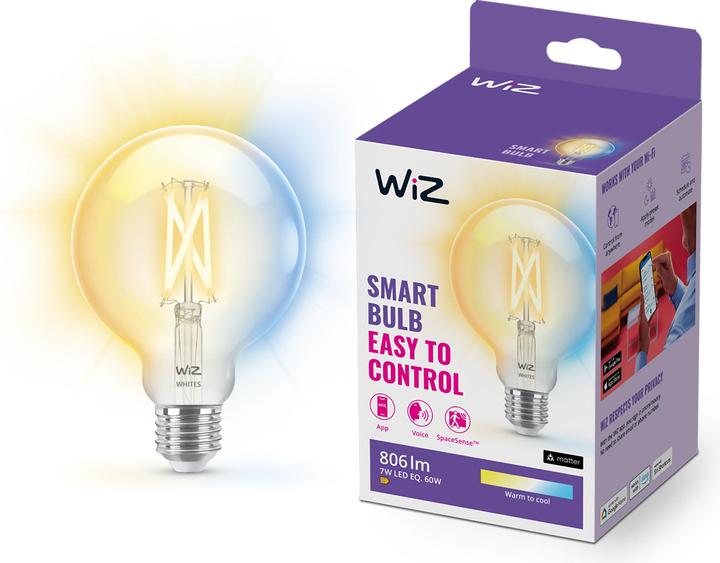 Produktbild WiZ Filament (E27, 6.70 W, 806 lm, 1 x, E)