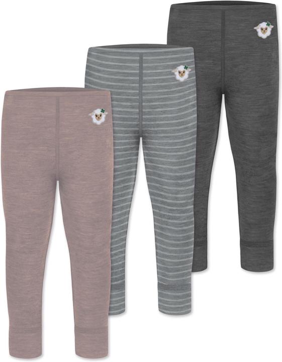 Normani 3er Pack Baby Merino Hose Unterhose „Tihoi" - 9509