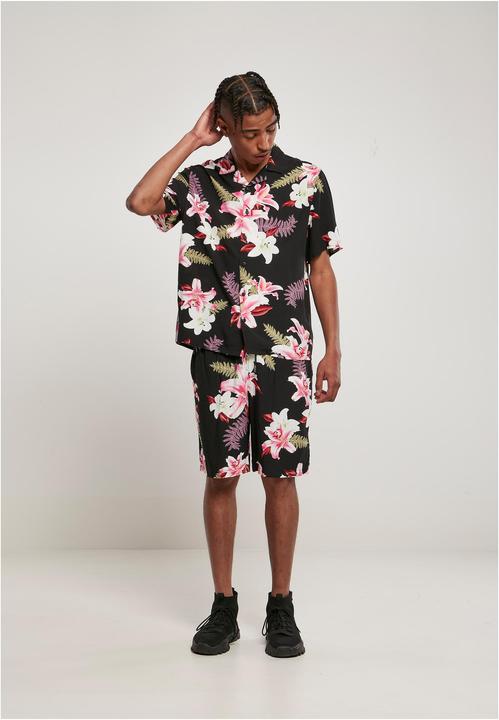 Produktbild Urban Classics Viscose AOP Resort Shirt (XS)