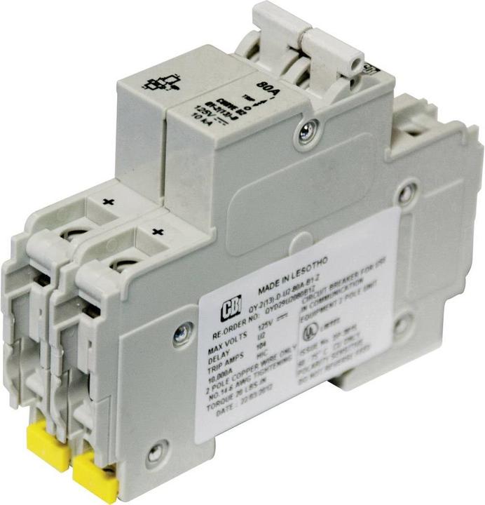 Actual product image CBI Electric DC circuit breaker QYD2 D U2 80A
