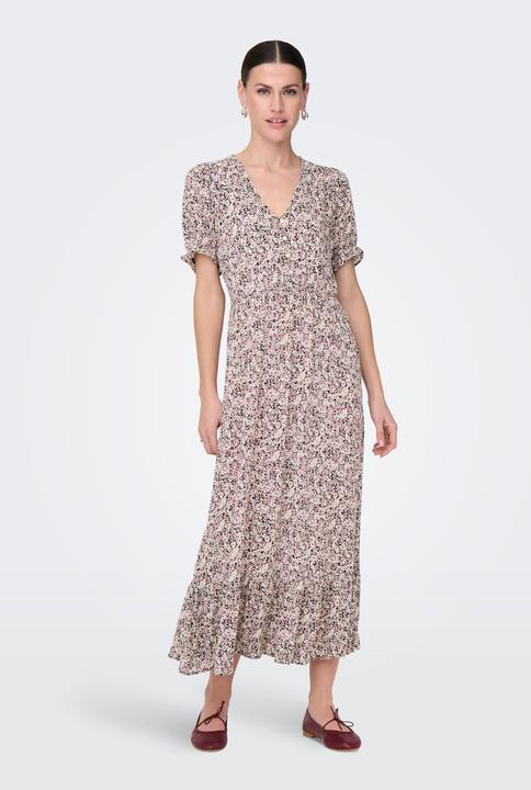 Actual product image Only Regular fit Round neck Elasticated cuffs Long dress Dress (S)