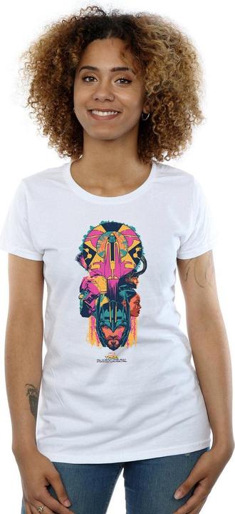 Actual product image Womens/Ladies Thor Ragnarok Character Totem Cotton T-Shirt (L)