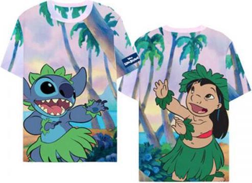 Actual product image Difuzed Lilo & Stitch T-Shirt AOP (M) (M)