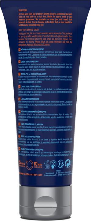 Immagine prodotto No Hair Crew Crema depilatoria (200 ml, 1 x, 264 g)
