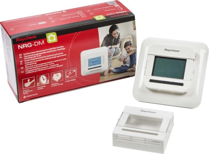 Actual product image ēlo Thermostat floor heating surface-mounted wall R-NRG-DM