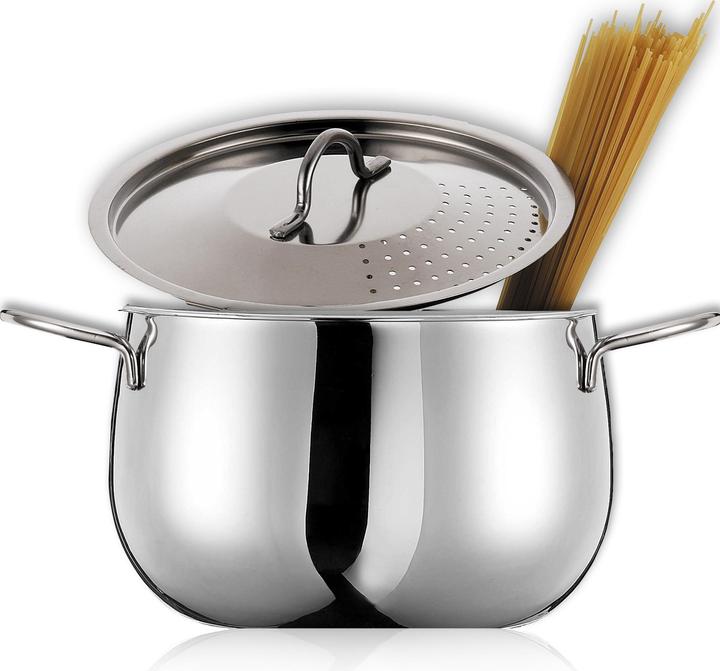 Inoxriv Cuisinière avec couvercle 21cm Love (20 cm, Casserole, Aluminium)