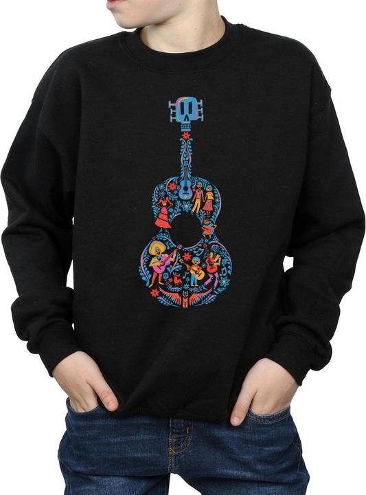 Immagine prodotto Disney Coco Guitar Pattern Felpa Ragazzi (140, 146)