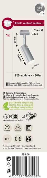 Actual product image Paulmann URail Spot Tubo (415 lm)